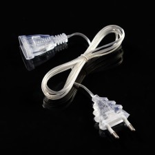 Extension cord for indoor garlands, 1.5 m, transparent thread, UMS-Vilka