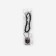 Keychain beads for keys "Black Cat", 15 x 2.8 cm