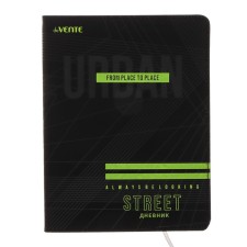 Universal diary for Urban 1-11 grade, integral cover, artificial leather, silkography, liesse, 80 g/m2
