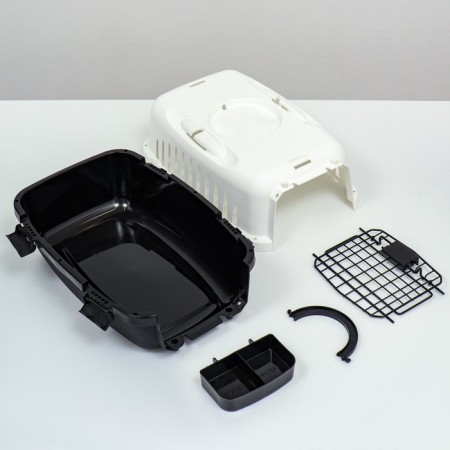 Carriage for animals, black and white-14
