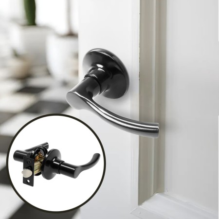 Latch (fashion 3186), interior, glossy black color