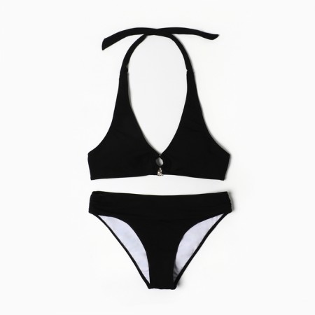 Separate female swimsuit, black color, size 40