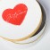A set of round boxes 3 in 1 with a handle, gift packaging, “love”, 20 x 20 x 9.5 - 26 x 26 x 11.5 cm