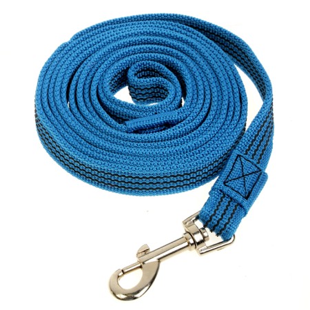 Kaponnoye Zononic leash with latex thread, 3 m x 2 cm, blue