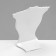 Standing for pendants, chains, earrings 10 × 4.3 × 12 cm, white color