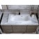Paola Elegante sink, half -around, 90 cm, rectangular