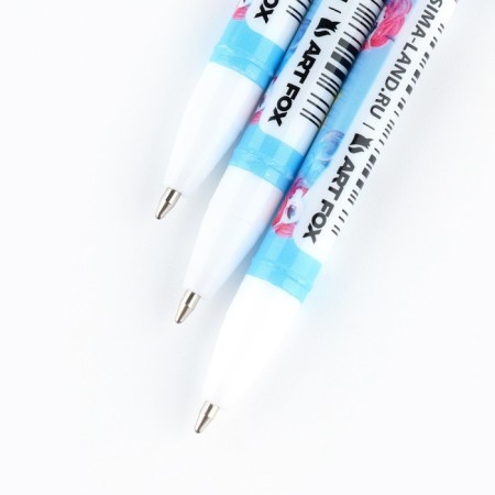 Blood blue paste 0.5 mm with a cap of “magic and miracles” Plastic-3