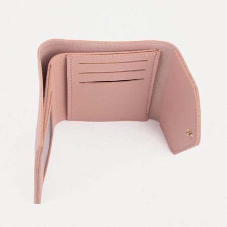 Wallet on the button, pink color-3