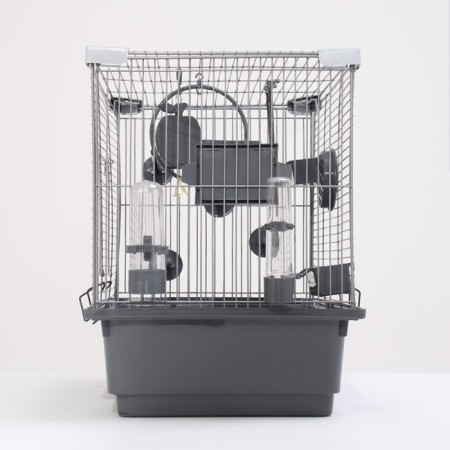Birds Cell "Piggers" No. 100, collapsible, 42 x 30 x 37cm (staff.) Gray-2