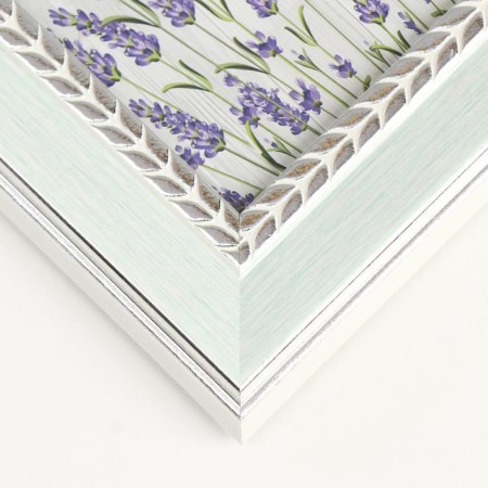 Photo frame plastic 10x15 cm "Direct blue with silver pigtail" 19.5x14.5 cm-3