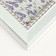 Photo frame plastic 10x15 cm "Direct blue with silver pigtail" 19.5x14.5 cm