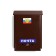 Mail box with a lock, vertical, "mail", brown