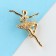 Brooch "St. Petersburg", 3.3 x 5 cm