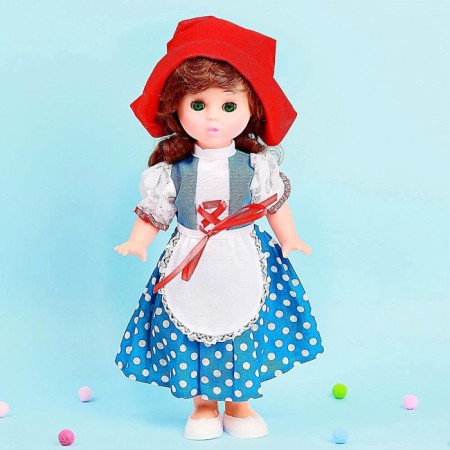 Doll "Red hat", 35 cm, mix-6