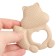 Silicone Bitter “Squirrel”, beige color, mum & baby
