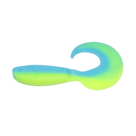 Twizter Yaman Pro Mermaid Tail, r.7.6 cm, color #18 - ice chartreuse, apple. 10 pcs.