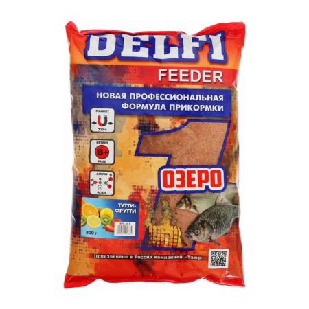 Bait DELFI Feeder, Lake, Tutti-Futti, 800 g