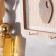 Hooks decorative wood "Veska in a vase" 2.5x16x23.5 cm