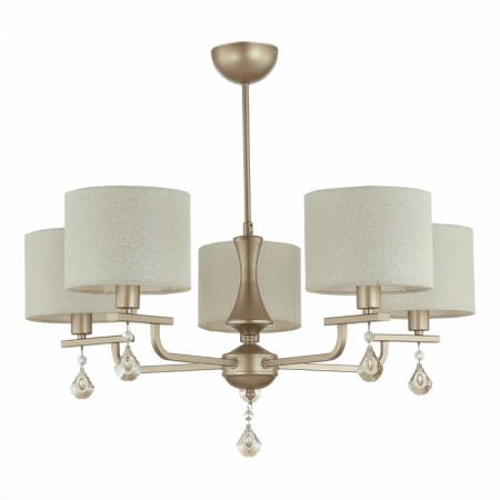 Suspended EVOLUCE lamp. Sle107703-05. Elida. 5x40 W, E14, 69.5x69.5x34 cm, Shampan-5