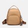 Women's backpack of artificial leather with lightning, 1 pocket, sand color