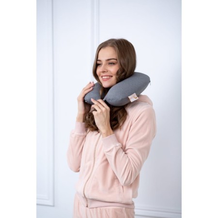 Pillow, size 33x31x10 cm, gray color-2