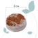 Coconut tablets, d = 3 cm, with a shell, set 6 pcs., Greengo