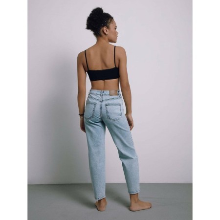 Women's jeans with a high landing CONTE Elegant Balloon, size XXS, color Light Blue-6