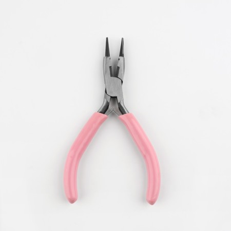 Round -liners with a sidewall, for needlework, 13 × 6.5 cm, silver/pink color-8