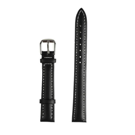 Solomon watch strap 14 mm, genuine leather, L-20 cm, black-5