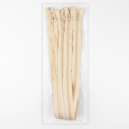 Lightning "Spiral", No. 5, detachable, automatic lock, 80 cm, ivory color-2