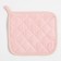 Kitchen kit "Natural Series" towel, take -out, pink color, 100% cotton