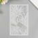 Stencil background plastic "Fern" 12x20 cm