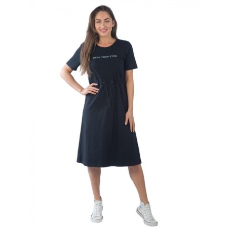 Women's dress Open Your Eyes, size 44, black color