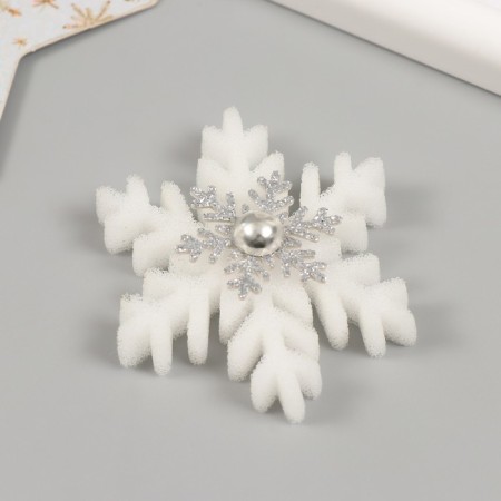Decor for creativity "Snowflake" 6.5 × 6.5 cm-1