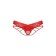 Thongs open Softline Collection, S/M size, red color