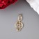 Decor for creativity Metal "Violin key" gold 2.9x1.3 cm