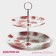 Fruitor Glass Buel -tier round share "Red poppies", D = 25/20 cm