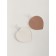 Five -holder with a loop claim Silicon Sylicon 5.8*4.4*0.1 cm Bezh from