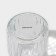 Glass Bank for bulk products with a ceramic lid of the bunny in gold, 230 ml
