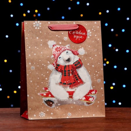 Gift package "Snowman" 26 x 32 x 12 cm