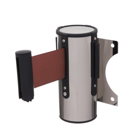 Wall block with exhaust ribbon-280cm, brown, height-13.5cm, width 11cm