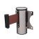 Wall block with exhaust ribbon-280cm, brown, height-13.5cm, width 11cm