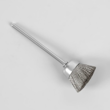 Brush - brush for cleaning mills, steel, silver color-1