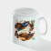 Porcelain mug "Hunting season", 300 ml, white