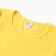 T-shirt female o-shaped neckline, yellow color, size 54