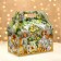 New Year. Gift box New Year's casket "New Year charm" 21.2 x 12.3 x 22.6 cm.