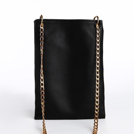 Bag Cross-Bodi with a zipper, black color