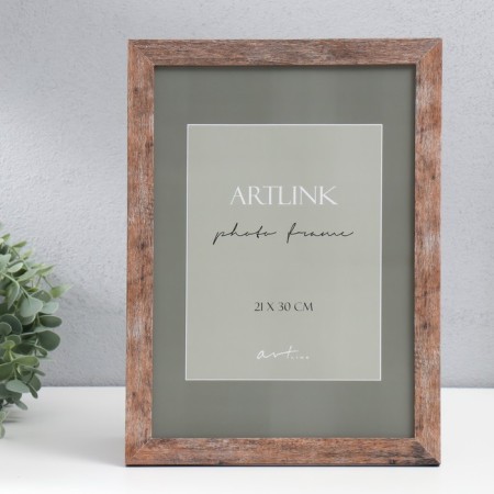 Photo frame MDF "Leon" 21x30 cm, brown-1