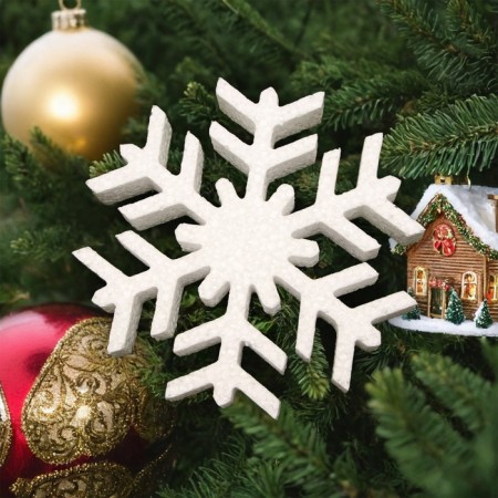 Form of foam "Snowflake" 15 x 15 x 2 cm-3