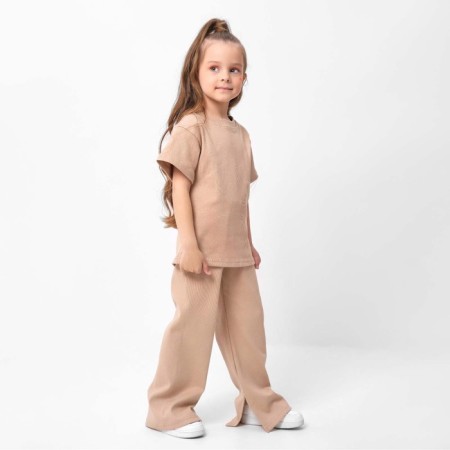 Kid for children (T -shirt, trousers) kaftanr. 32 (110-116 cm), beige-1